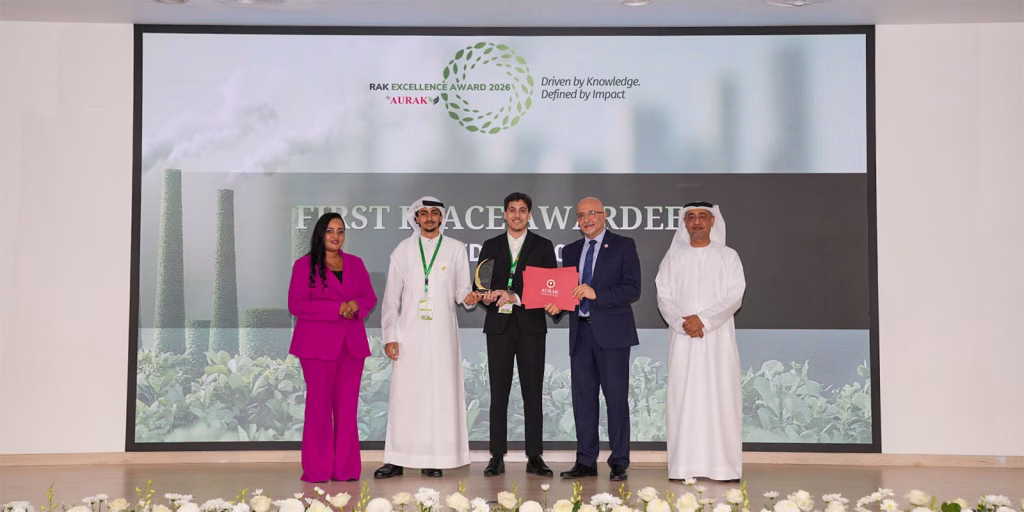 RAK Excellence Award 2nd place winners