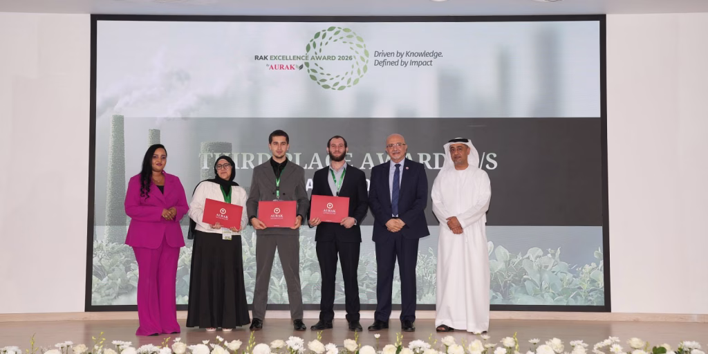 RAK Excellence Award 3rd place winner