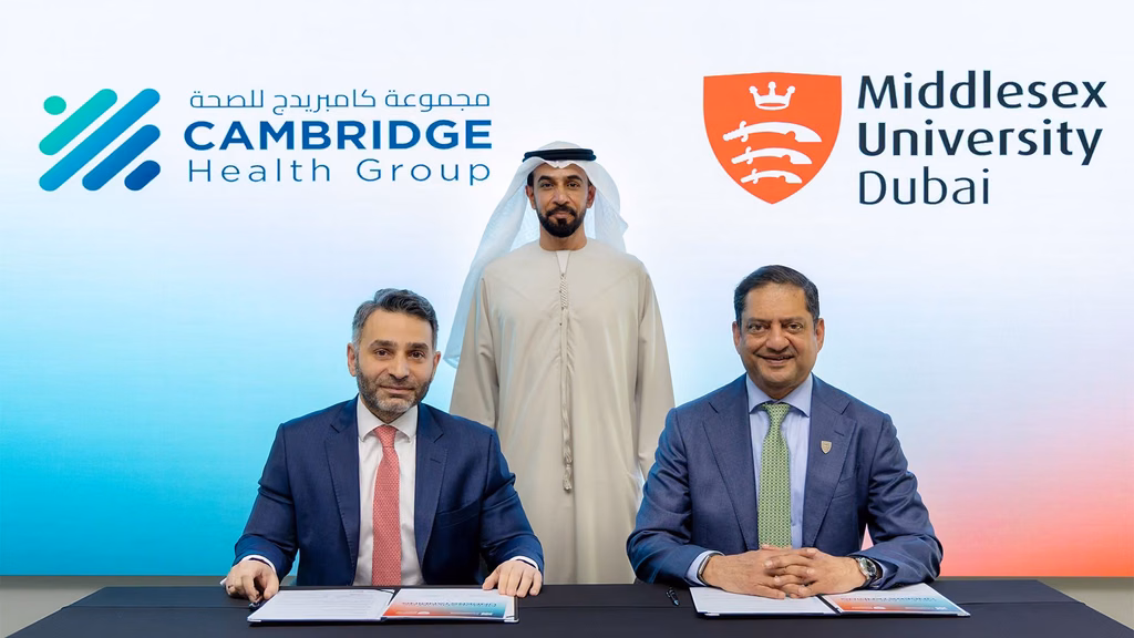 Cambridge Health Group and Middlesex University Dubai Sign Strategic Partnership